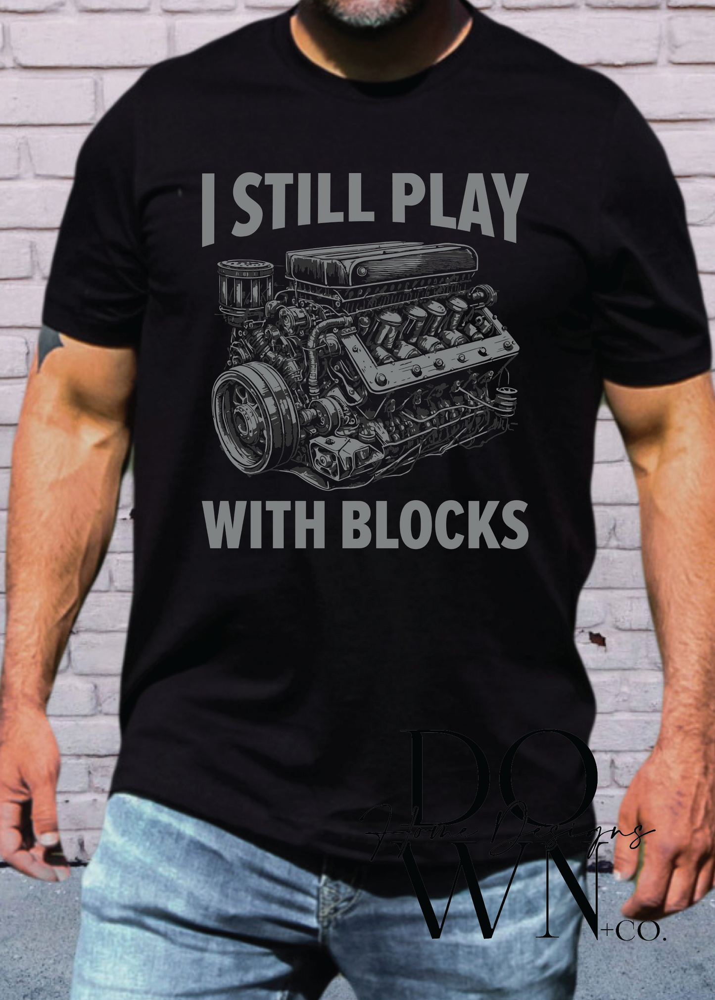 Still Plays With Blocks Tee