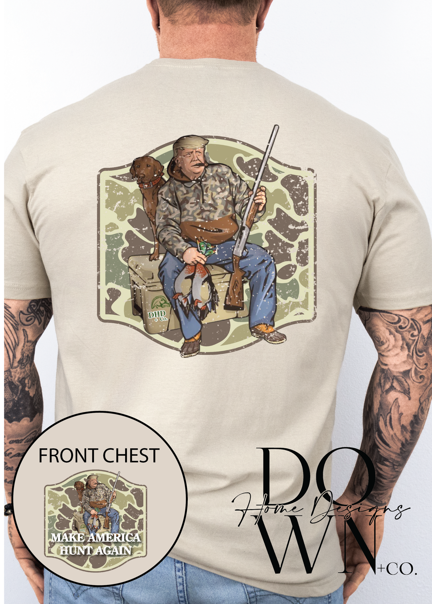 Trump Hunt Camo Tee