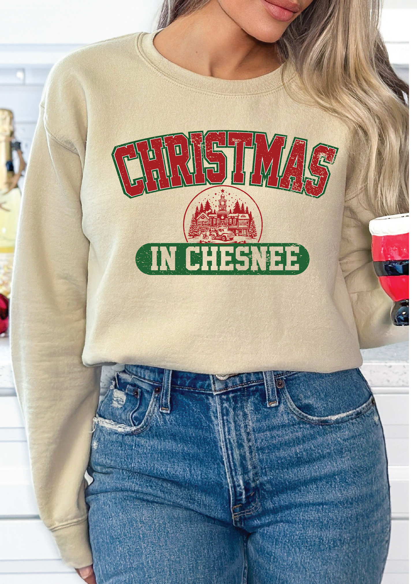 Chesnee Christmas Varsity Sweatshirt