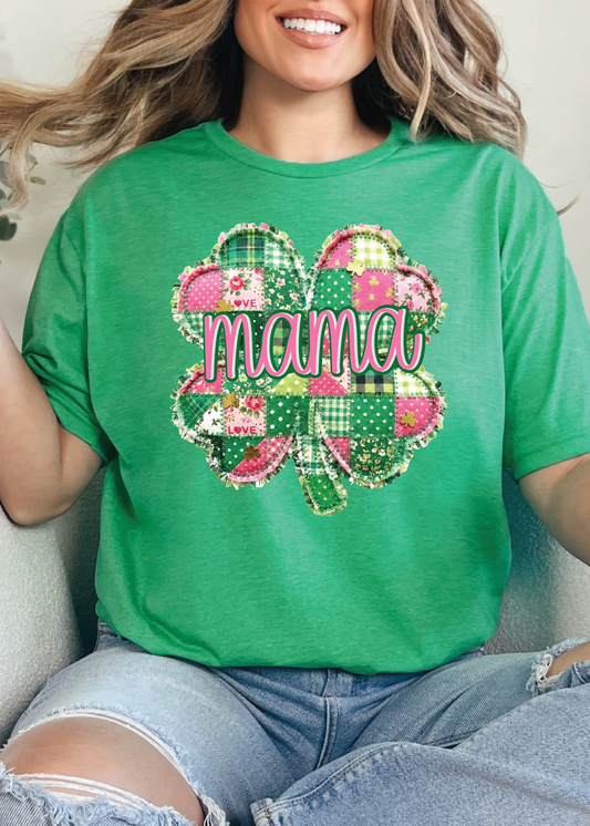 Patchwork Clover Graphic Tee