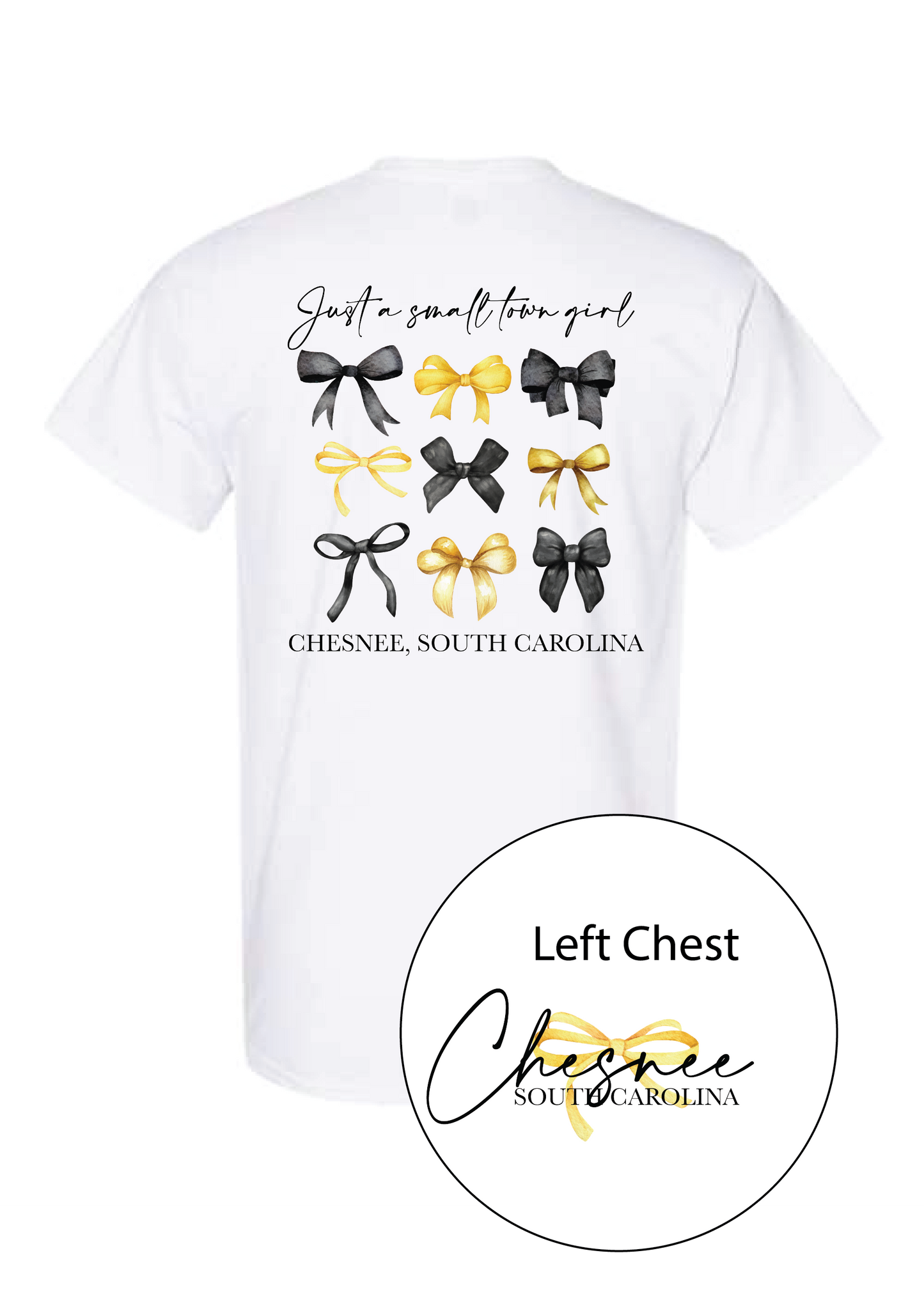 Small Town Chesnee Girl Graphic Tee