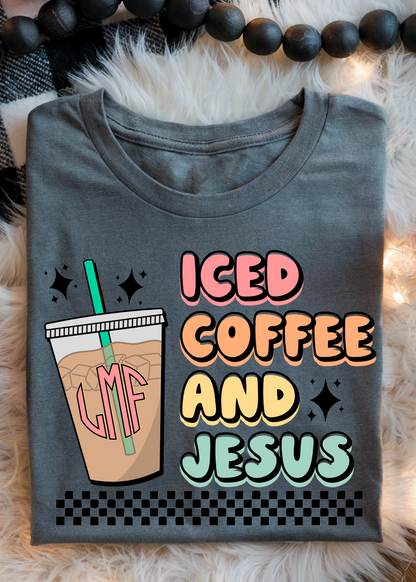 Iced Coffee & Jesus Monogram