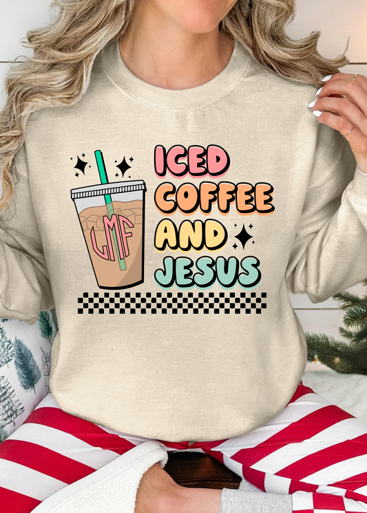 Iced Coffee & Jesus Monogram