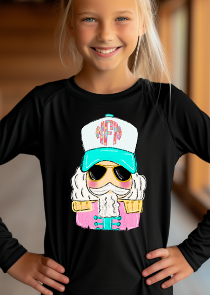 Nutcracker Trucker Girl Monogram