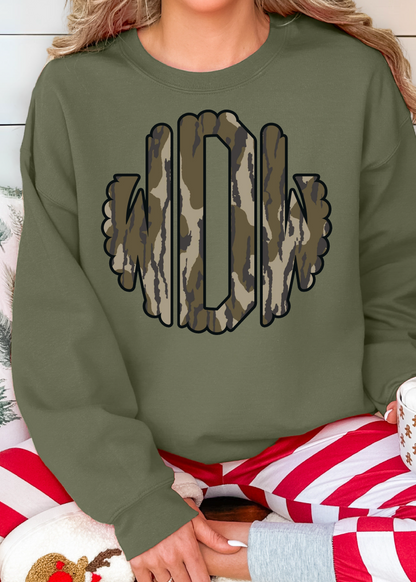 Bottomlands Camo Monogram