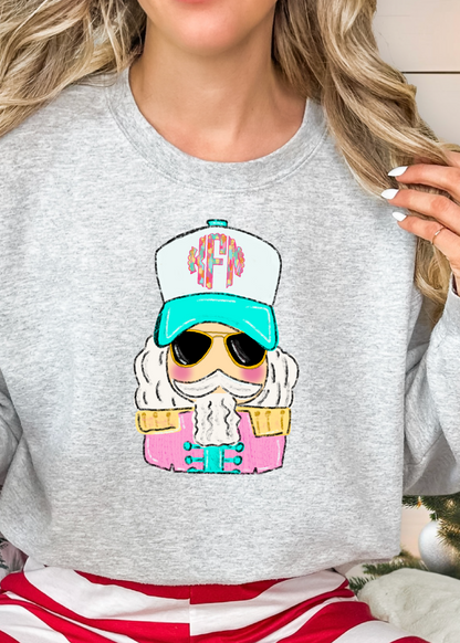 Nutcracker Trucker Girl Monogram