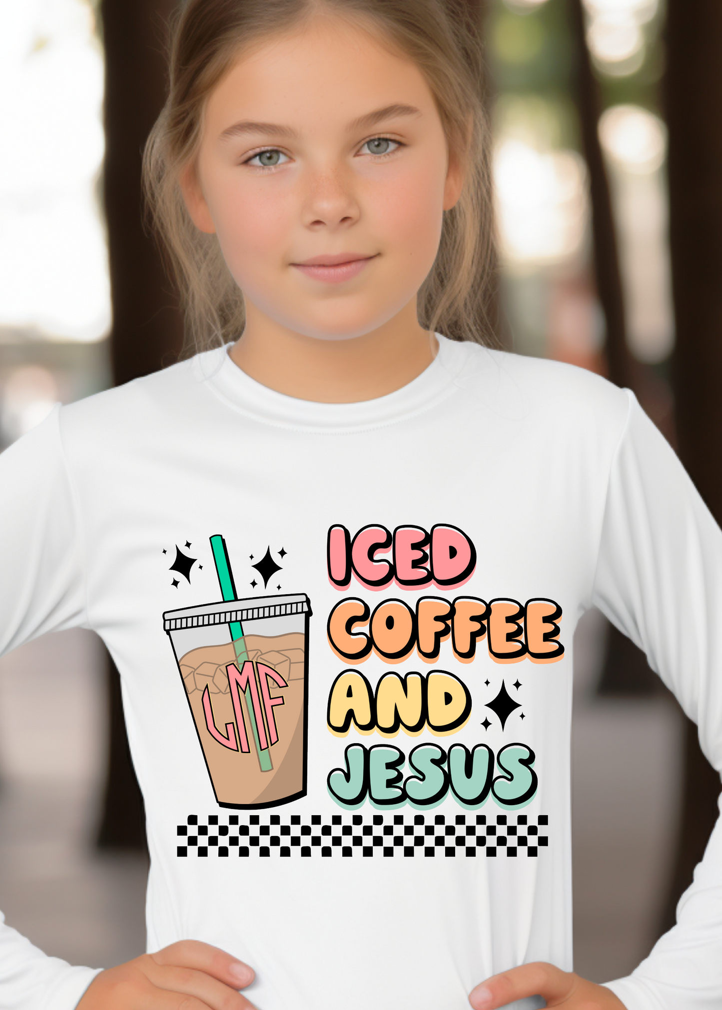 Iced Coffee & Jesus Monogram