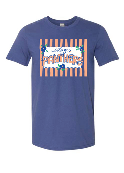 Chapman Panthers Coquette + Stripes Graphic Tee