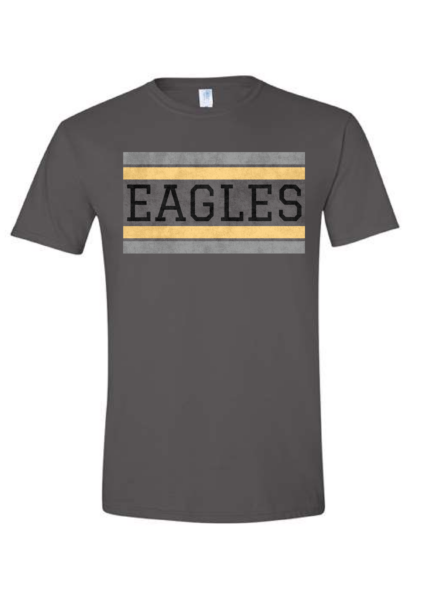 EAGLES STRIPED VARSITY GRAPHIC TEE