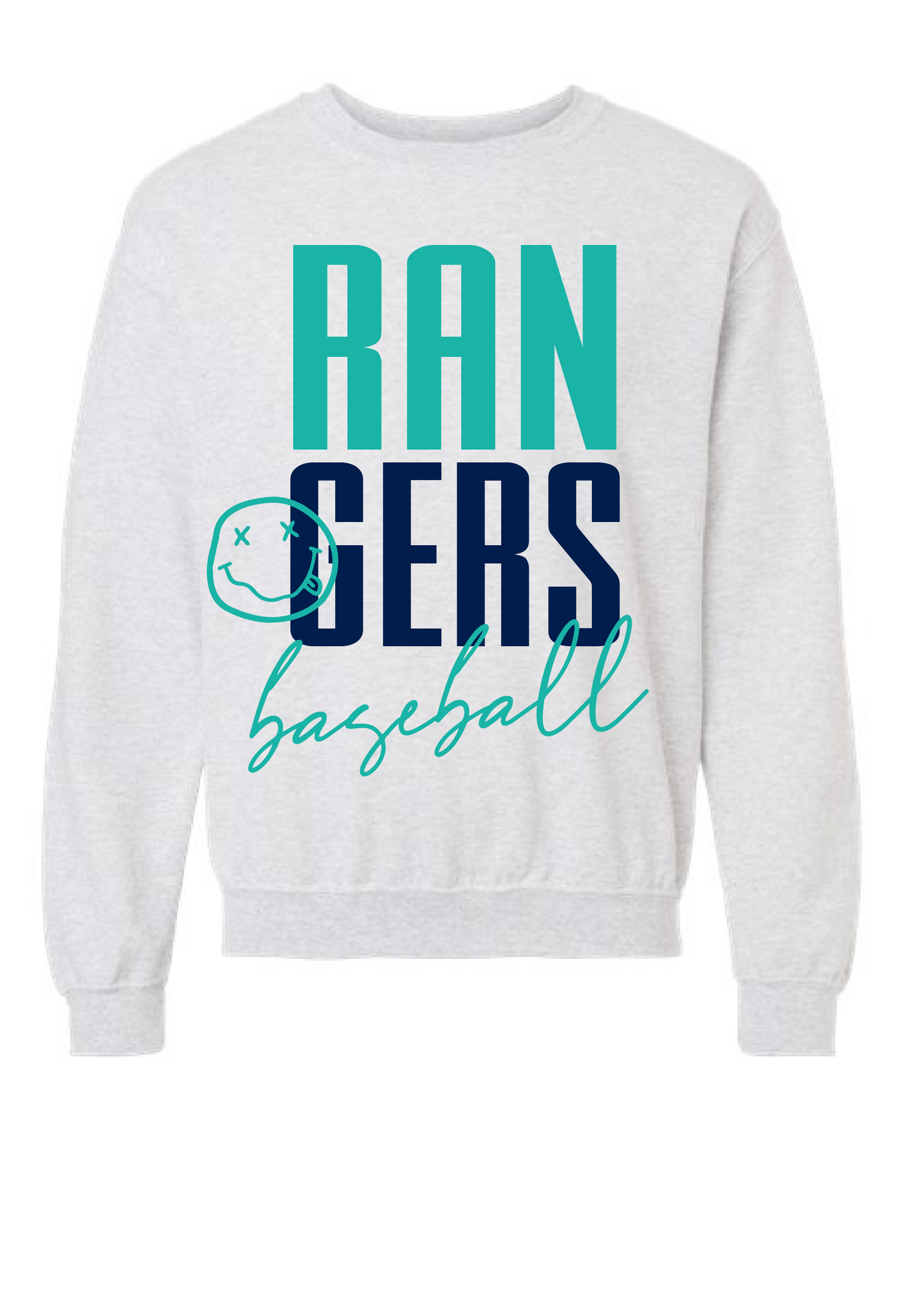 Rangers Smiley Sweatshirt