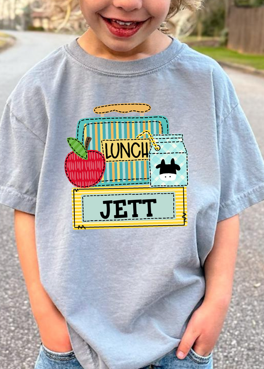 BOY Personalized School Lunch Graphic Tee