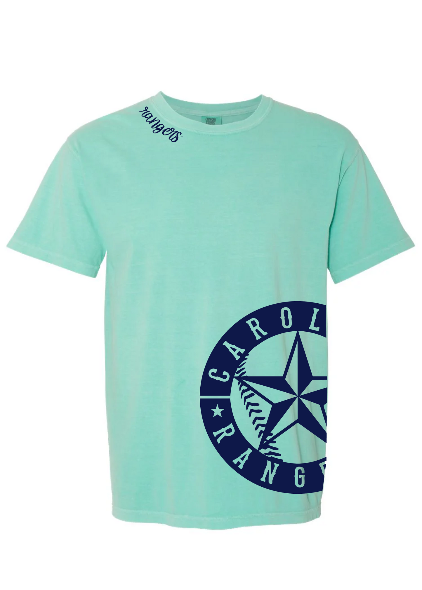 Rangers Comfort Color Side Logo