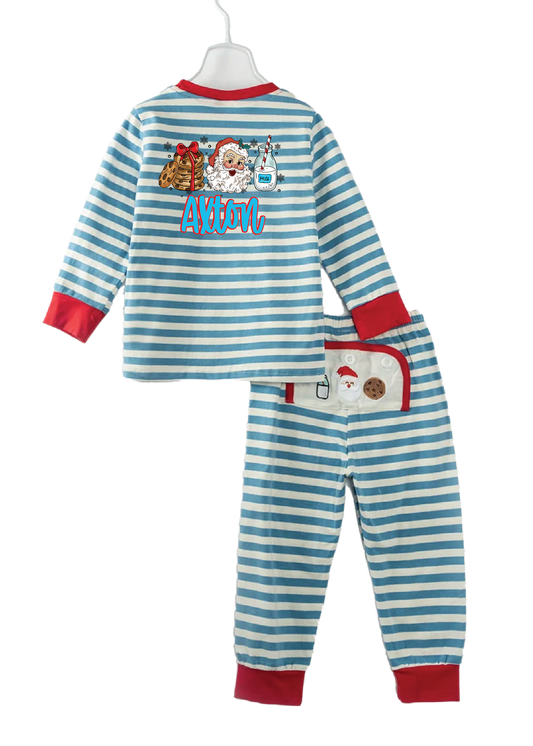 Boys Striped Pajama Set