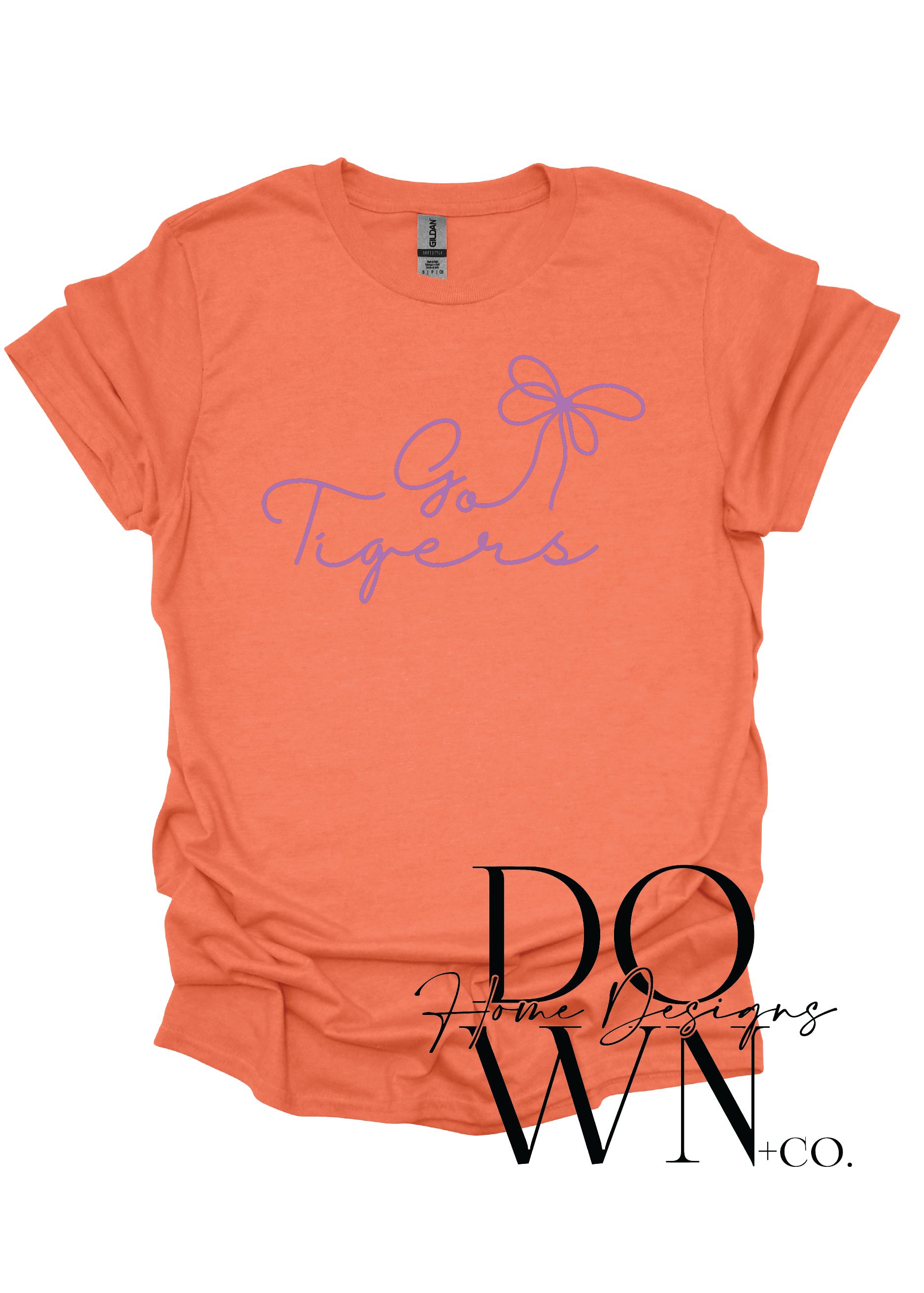 Clemson Script Clemson Script tee – Down Home Designs & Co.