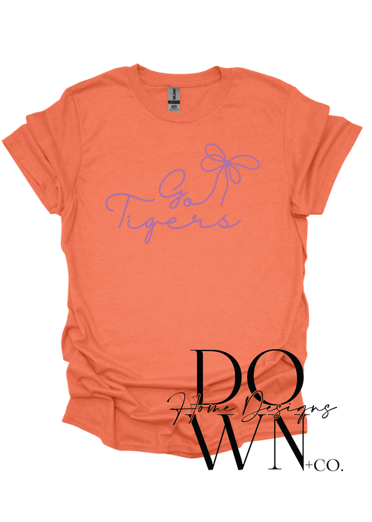 Clemson Script tee