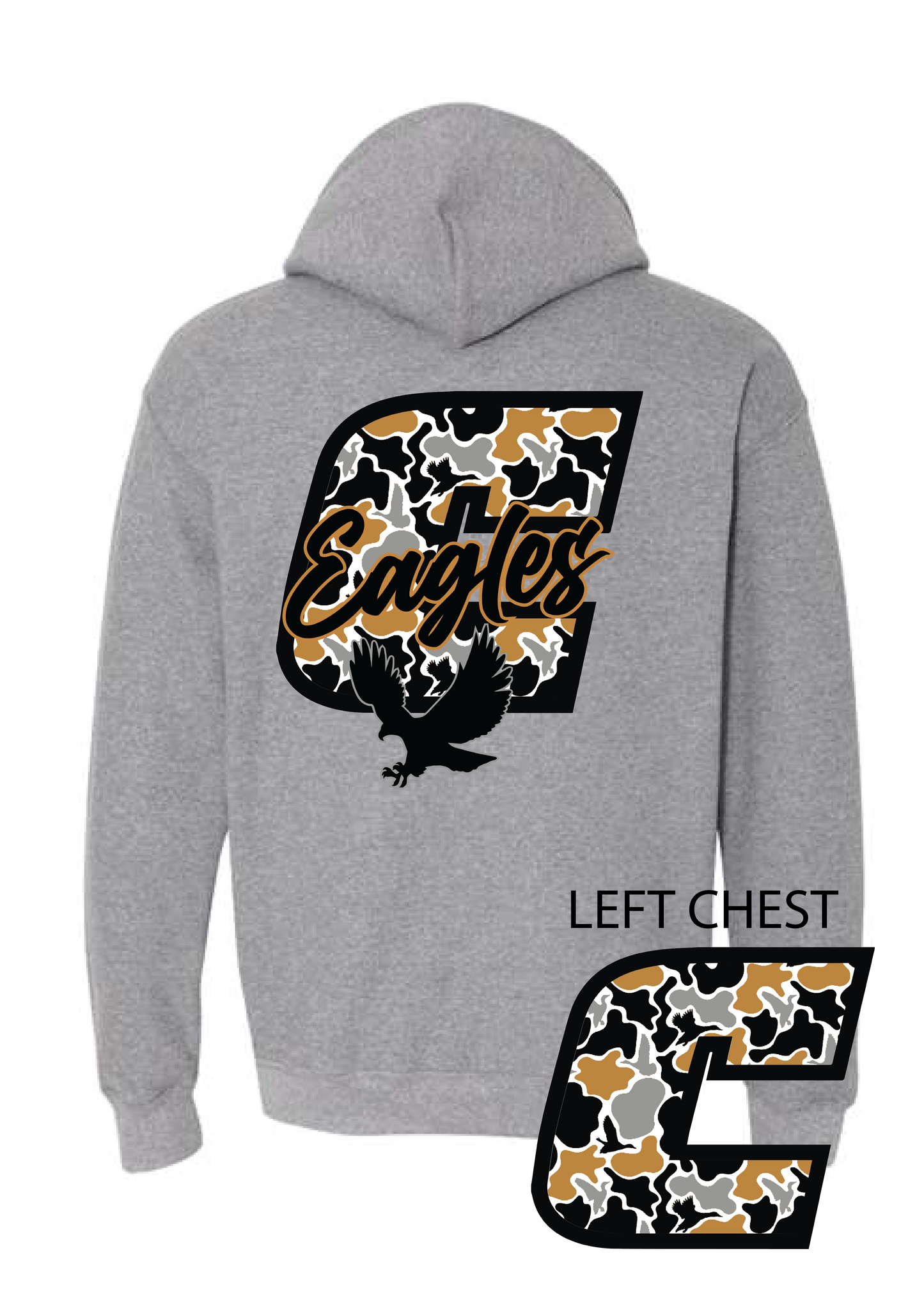 Chesnee C BLACK AND GOLD Hoodie