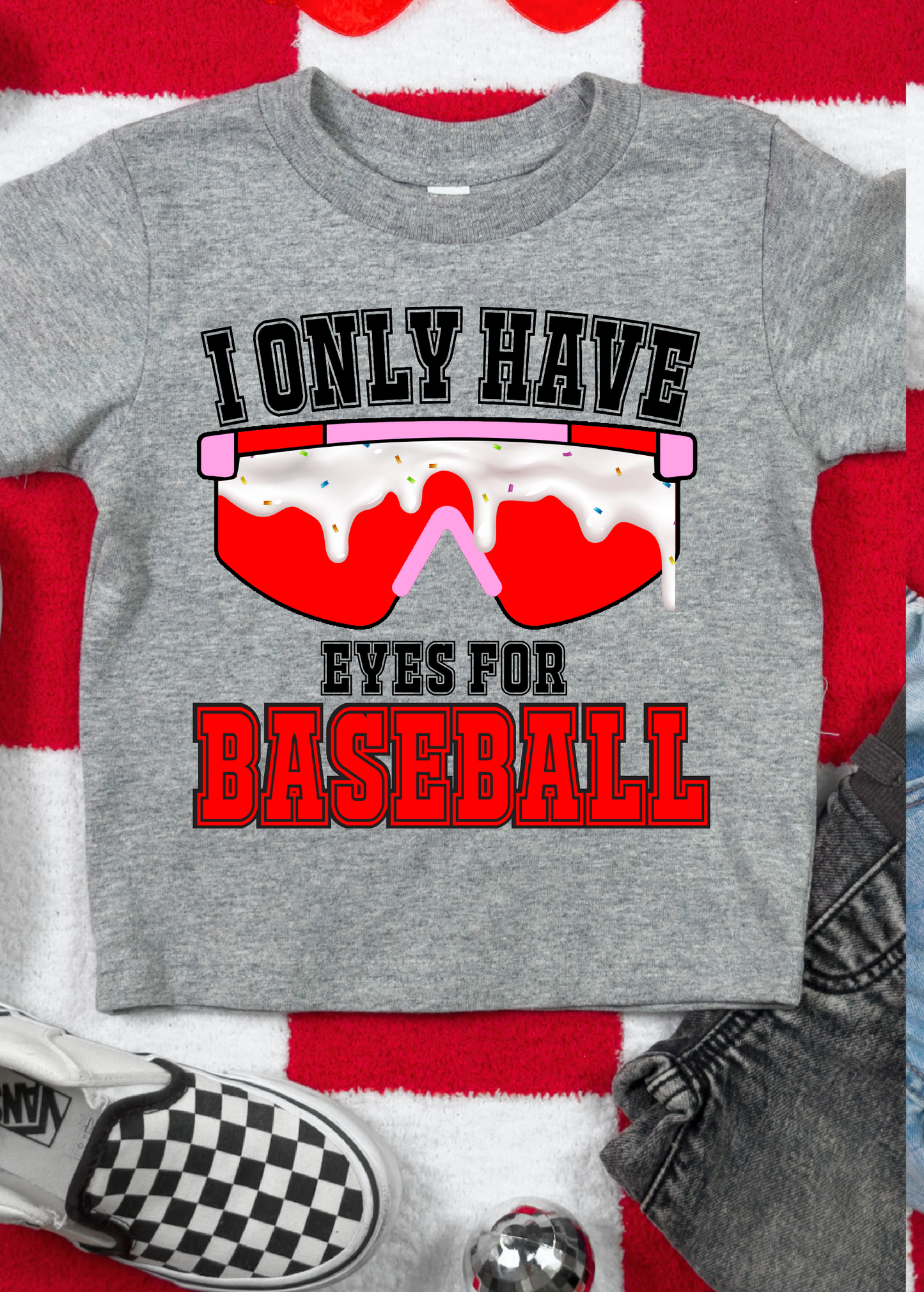 Only have Eyes for Baseball Graphic Tee