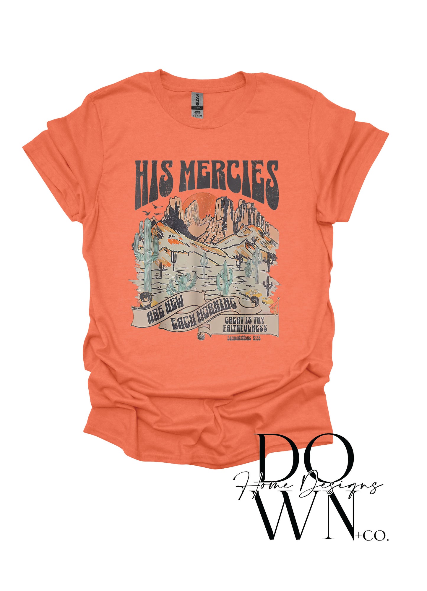 Western His Mercies Tee