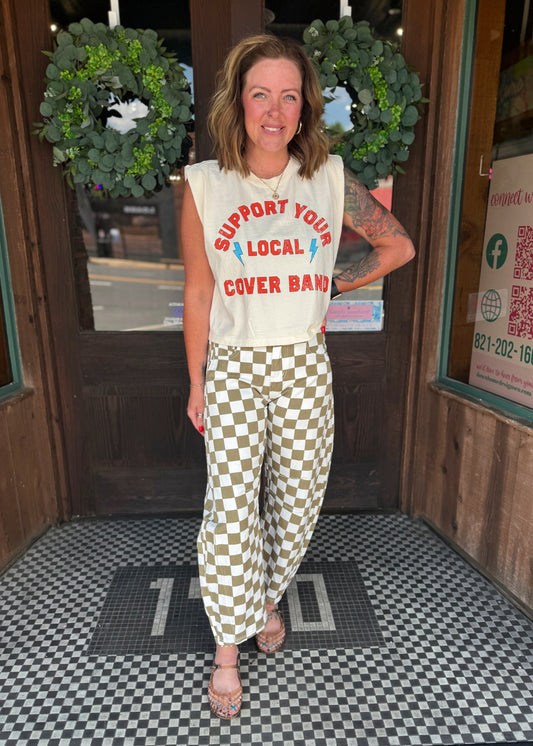 Checkmate Barrel Jeans