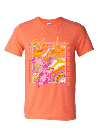 Abstract Groovy Cherokee Charter Tee