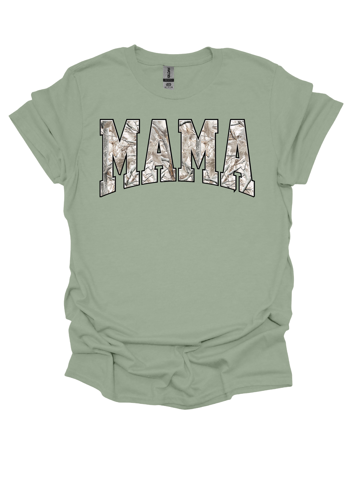 Winter Camo Personalized Graphic Tee