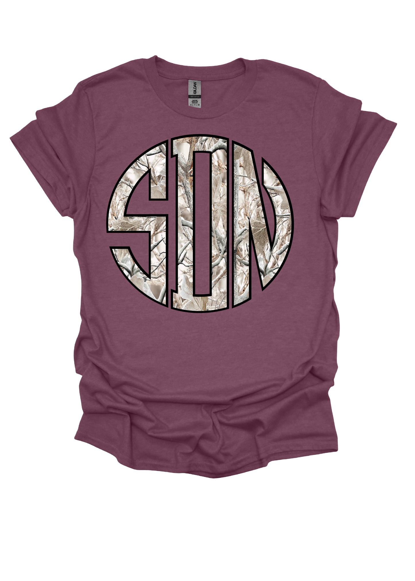 Winter Camo Personalized Graphic Tee