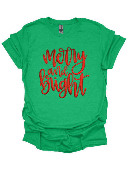 Customized Metallic Foil Puff Graphic Tee