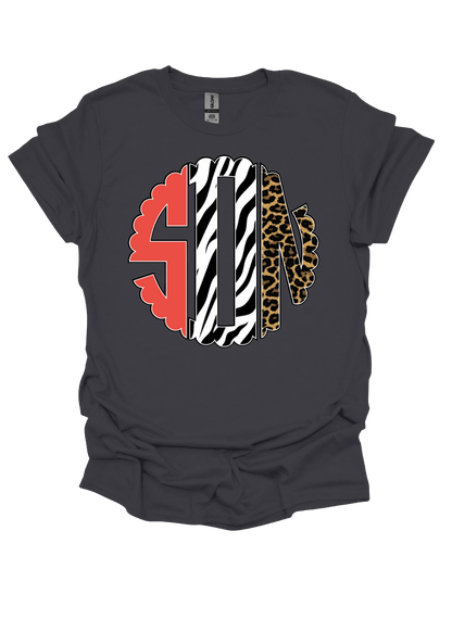 Dopamine Animal Print Personalized Graphic Tee