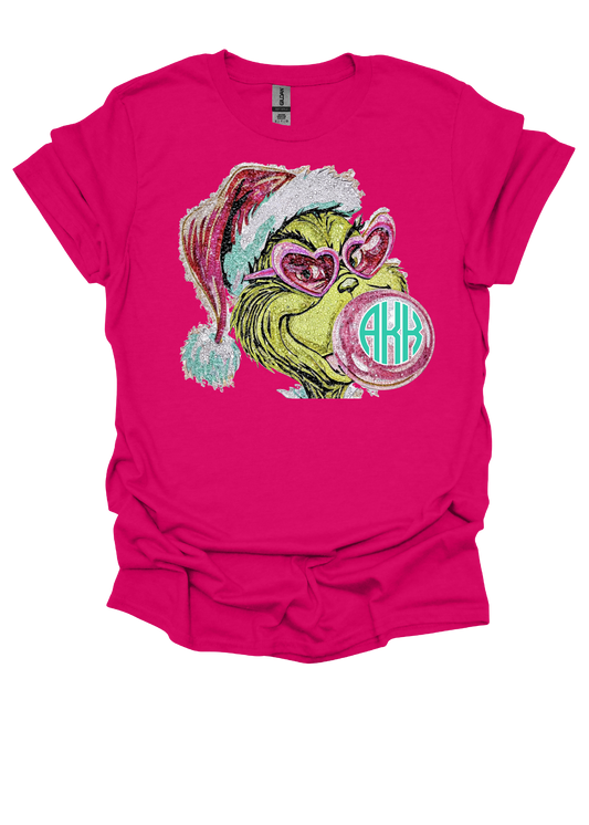 Preppy Personalized Mean One Graphic Tee