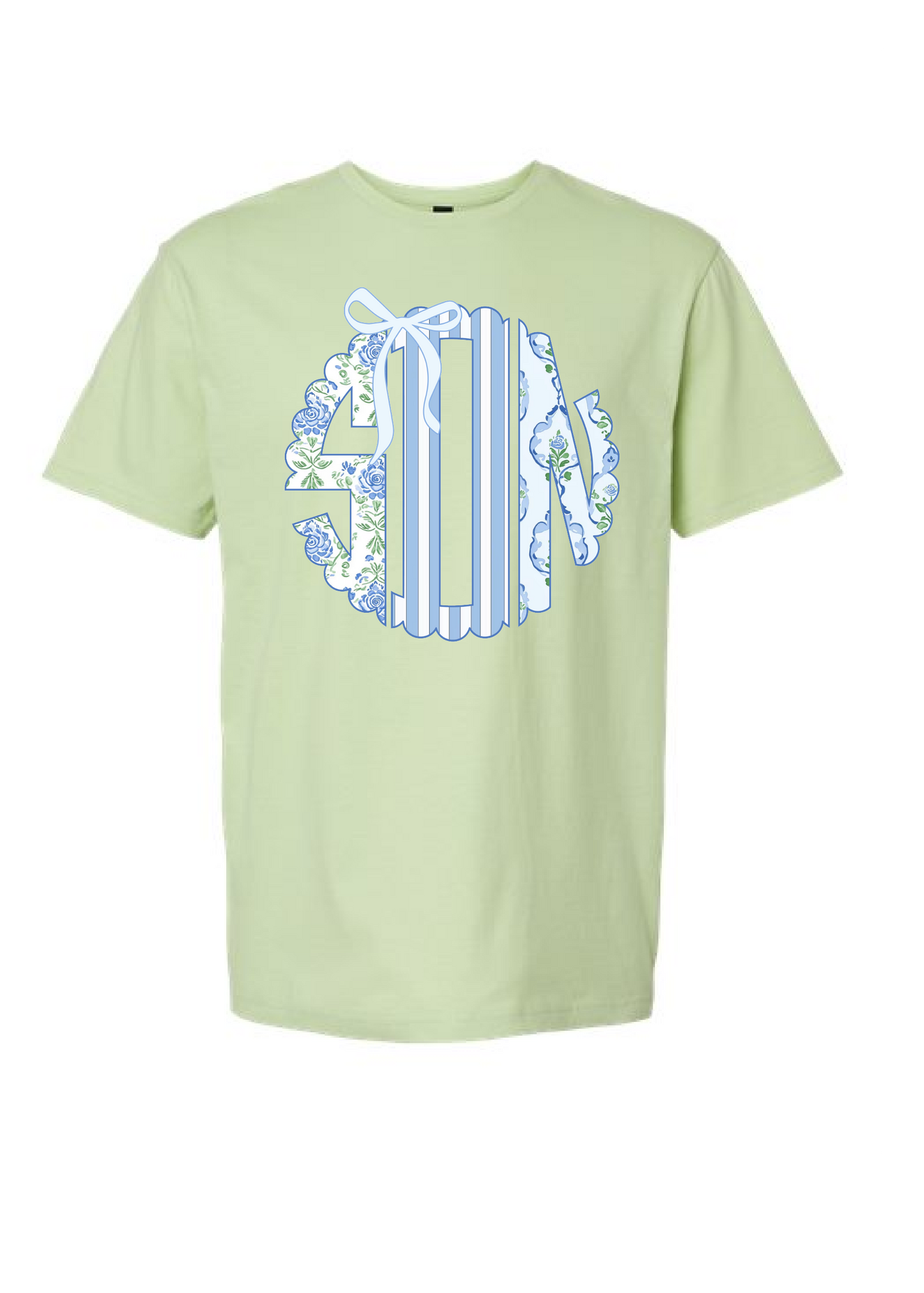 Grand Millennial Floral Personalized Tee