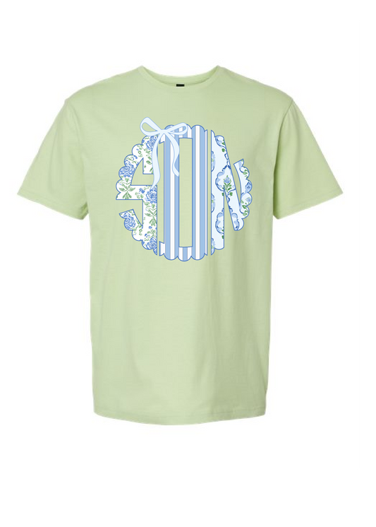 Grand Millennial Floral Personalized Tee