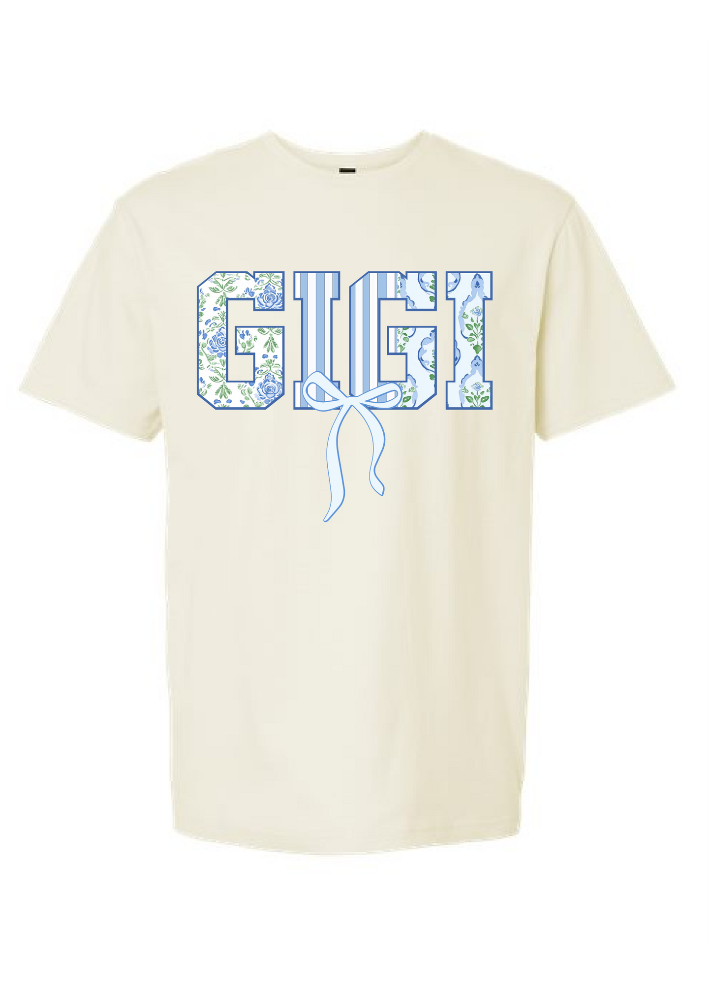 Grand Millennial Floral Personalized Tee