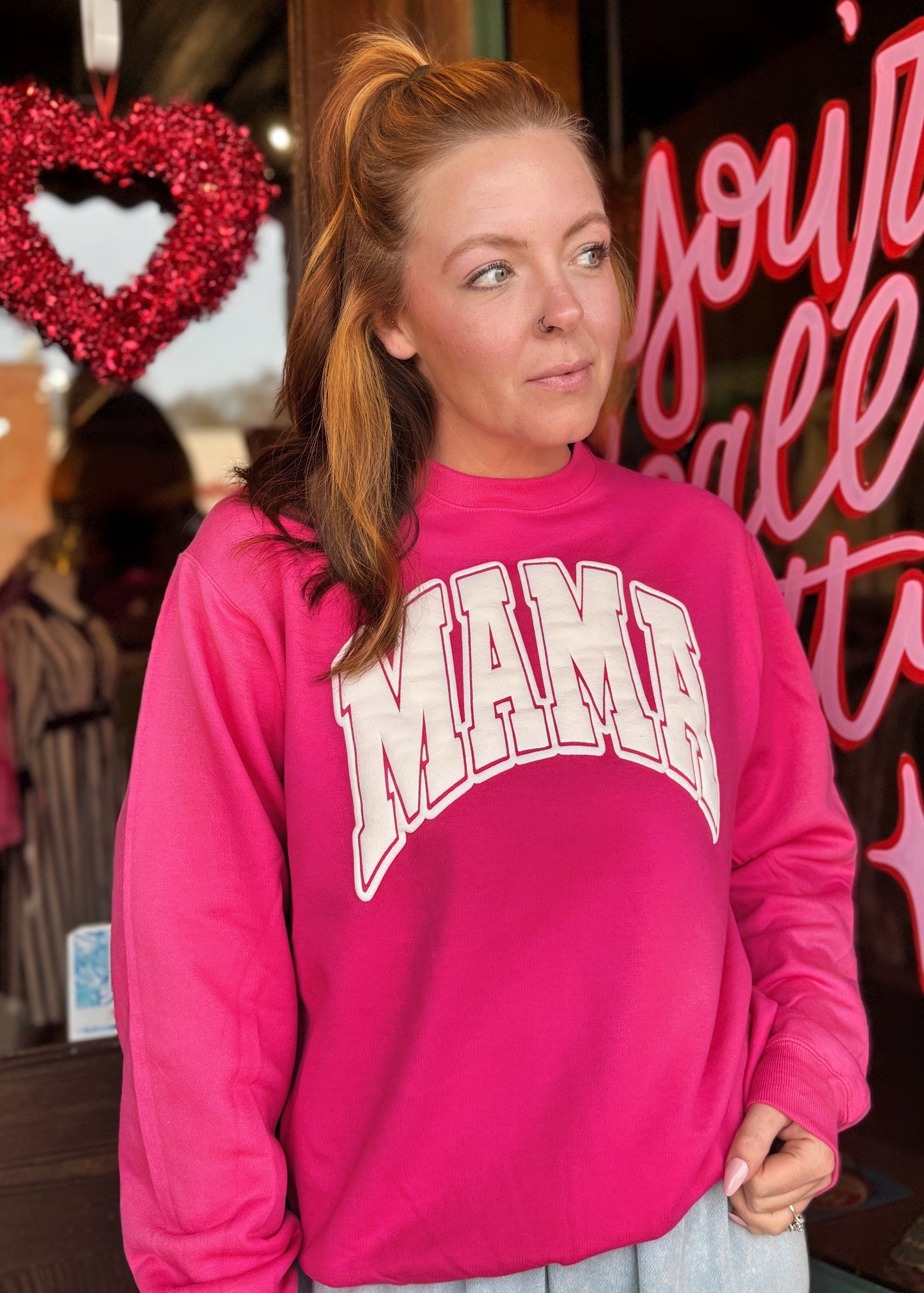 Galentine's Puff Sweatshirt