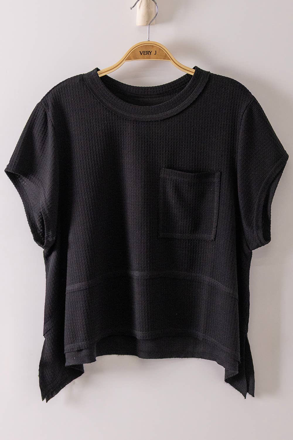 Waffle Wave Flare Top