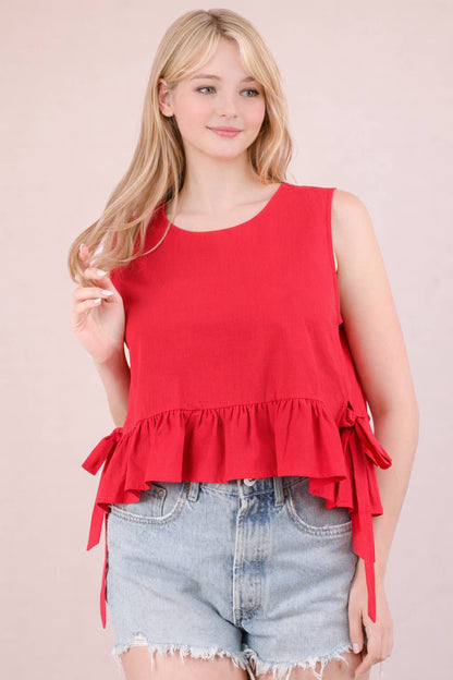 Sweet Serenity Tie Top