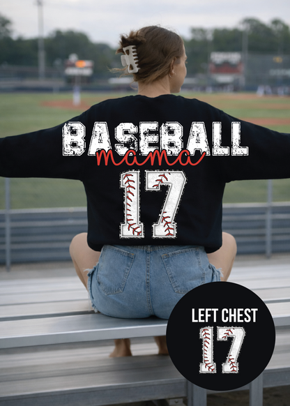 OVERSIZED SPORTS NUMBER SWEATSHIRT