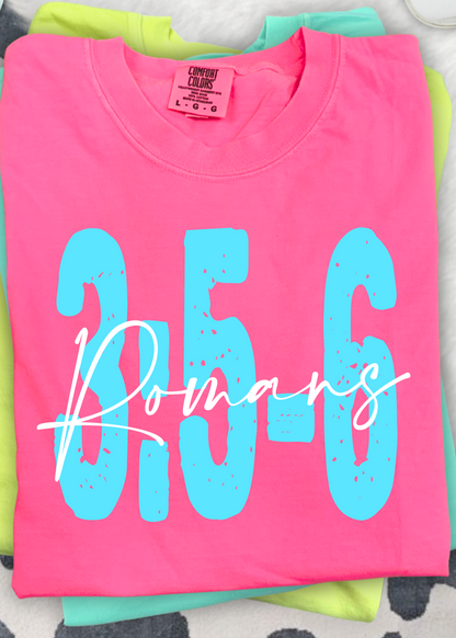 Comfort Color Custom Bible Verse Tee
