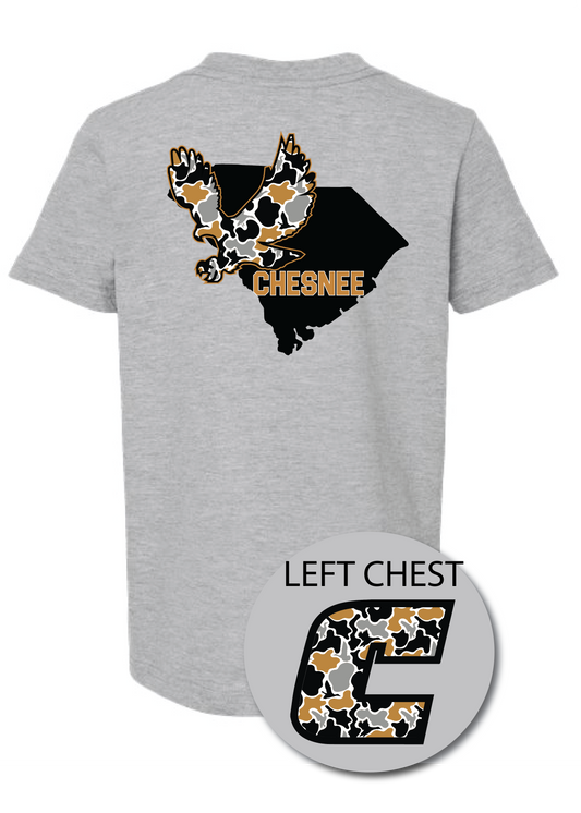 SC Eagles BLACK + GOLD CAMO ADULT Tee