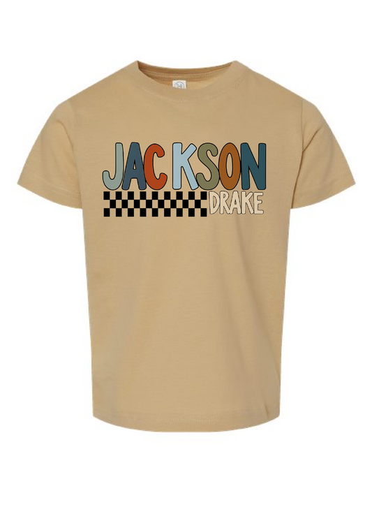 Boys Modern Personalized Tee