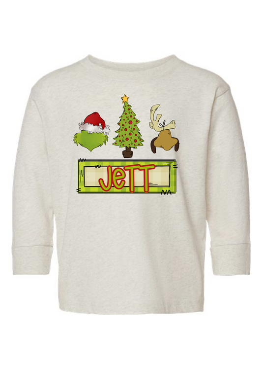 Boy Mean One Custom Long sleeve tee