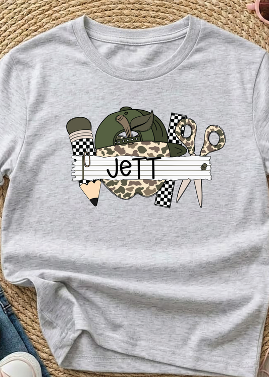Customized Back2School Boy Shirt