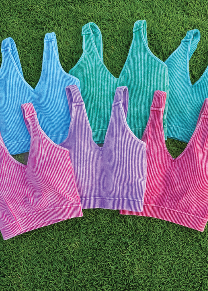 Cropped Cami Bralette W/Pads