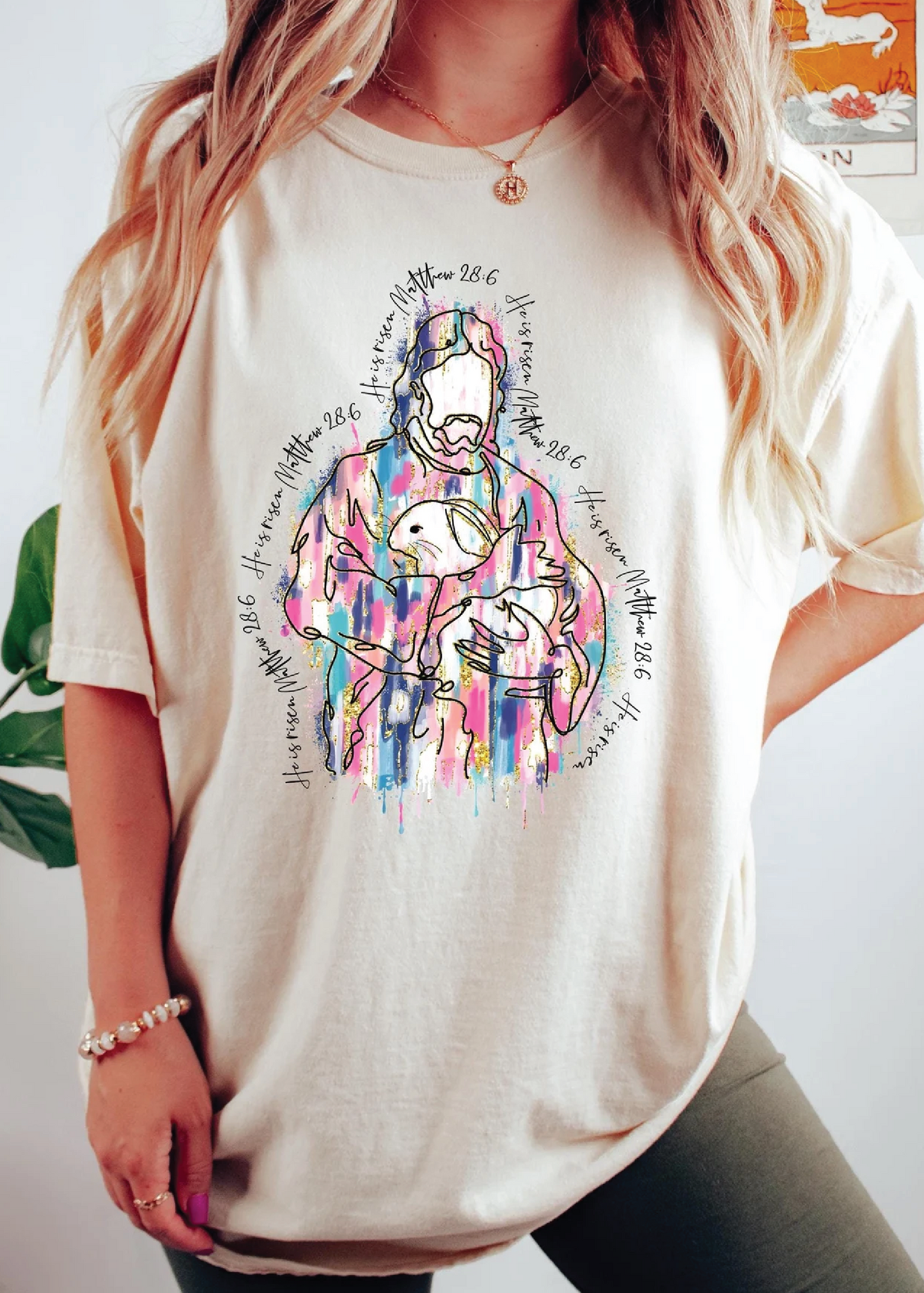 Brushstroke Jesus Graphic Tee