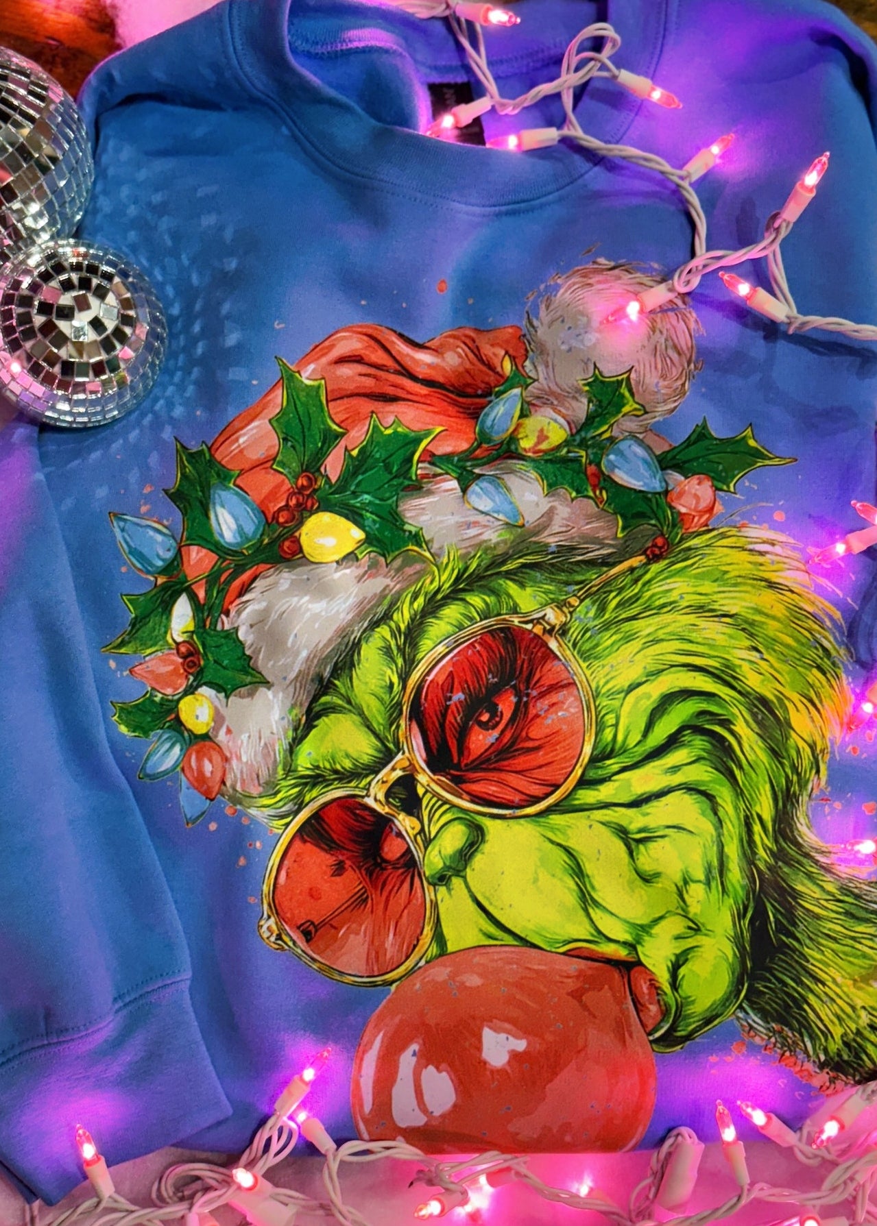 Bubblegum Green Guy Sweatshirt