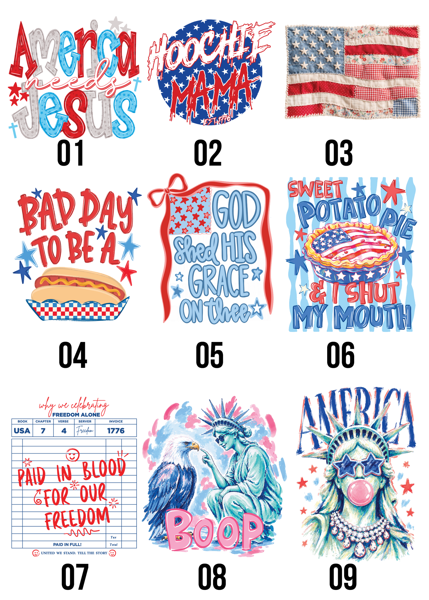 BUILD YOUR OWN PATRIOTIC TEE