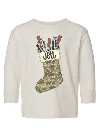 Camo Stocking Namedrop Long Sleeve