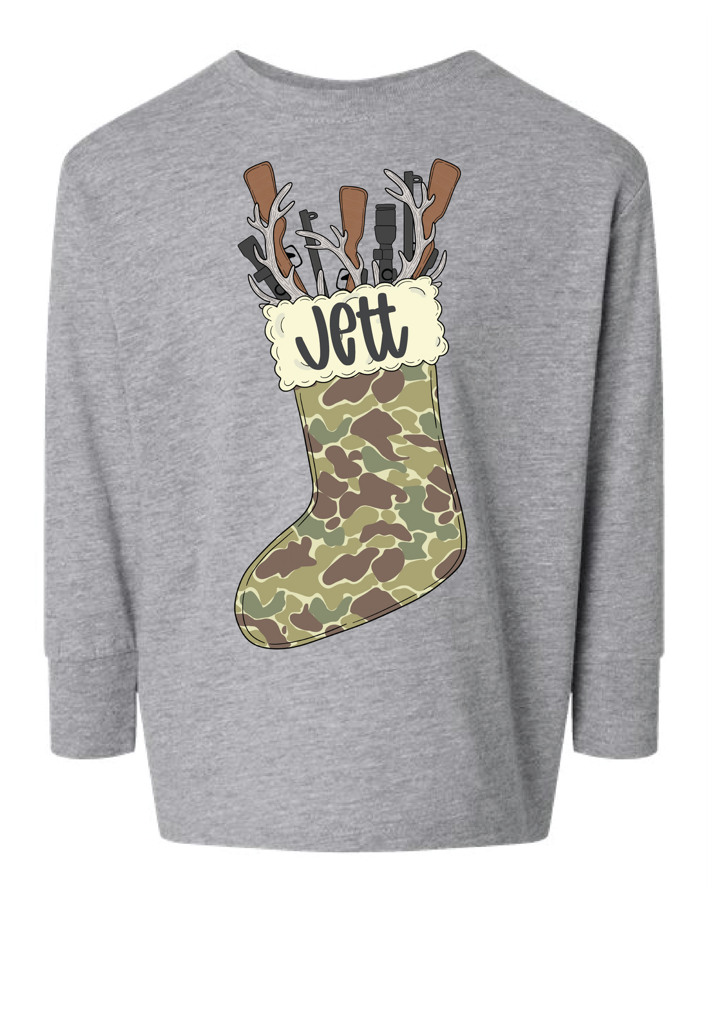 Camo Stocking Namedrop Long Sleeve