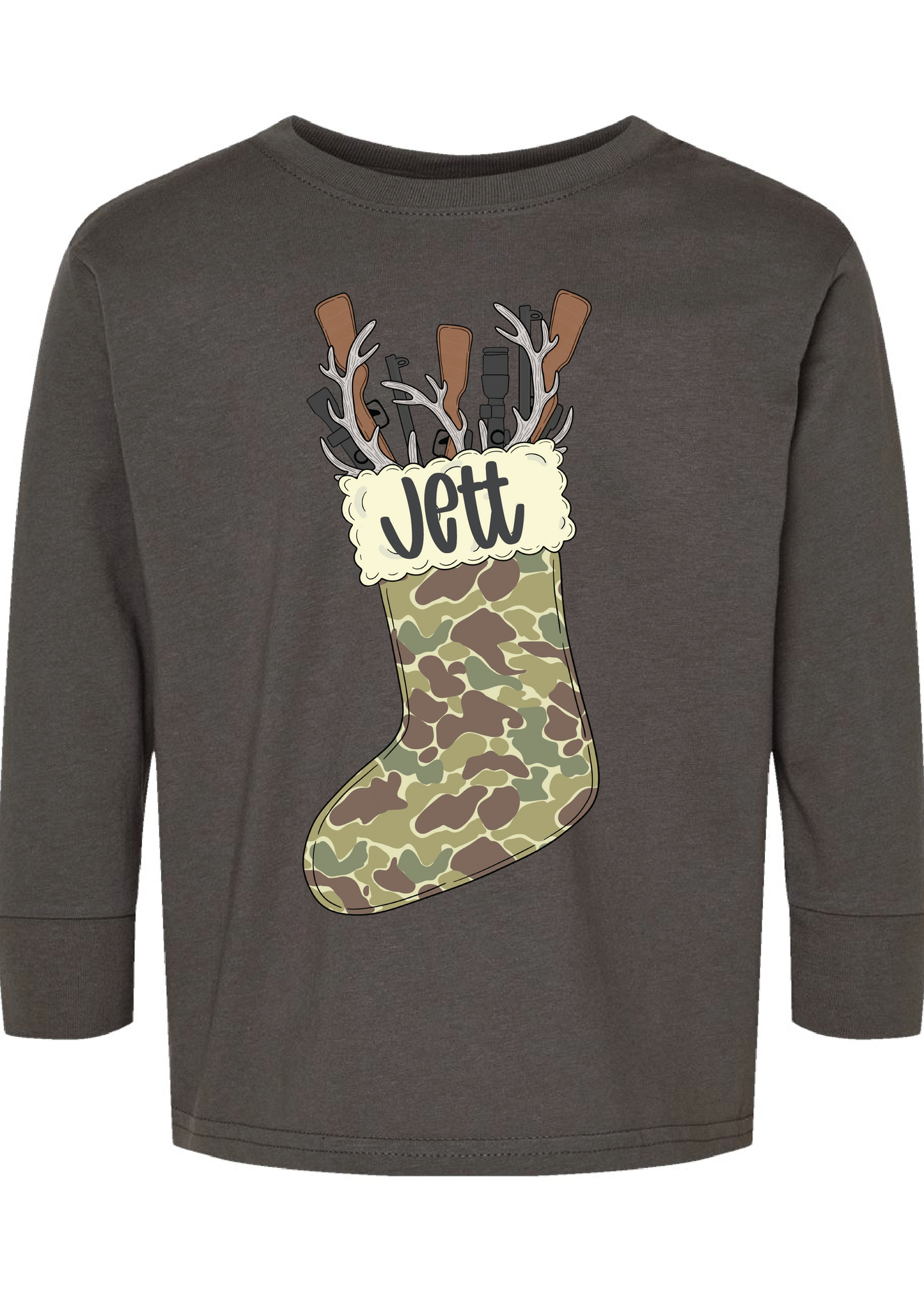 Camo Stocking Namedrop Long Sleeve