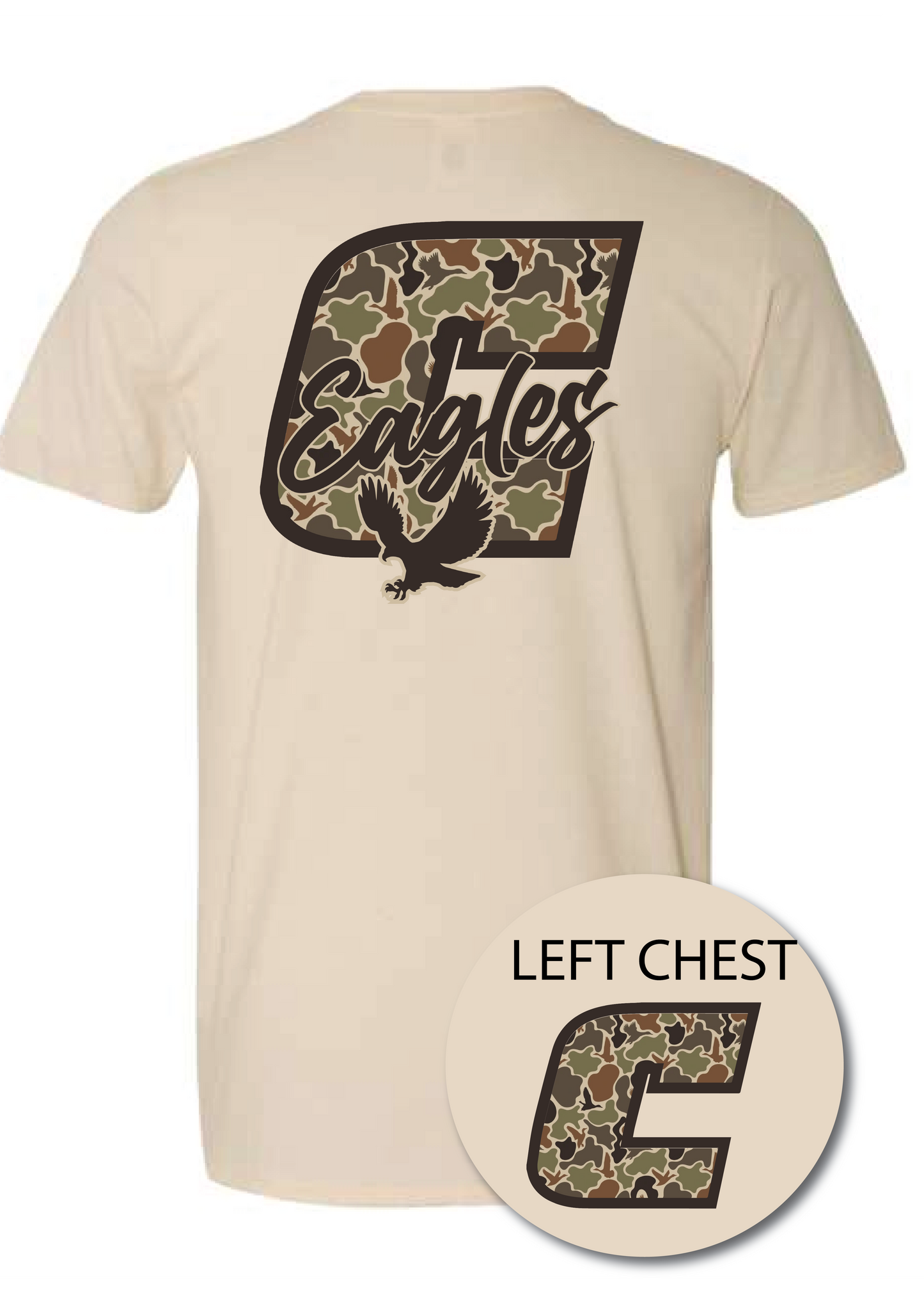 Chesnee C Duck Camo Tee YOUTH