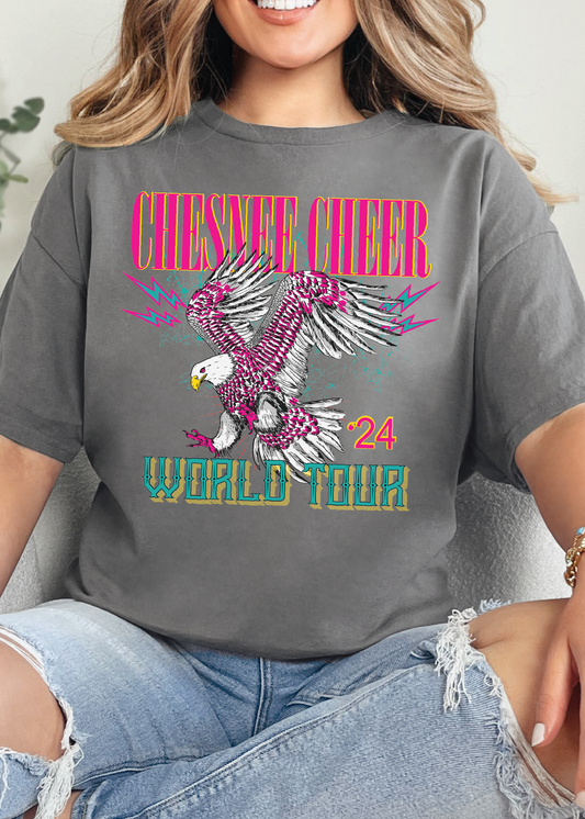 Chesnee Cheer World Tour Graphic Tee